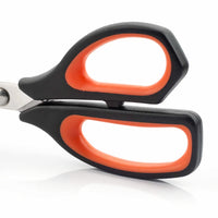 Punamustat Arcos Keittiösakset 21,5 cm ergonomisella polypropeenikahvalla. Mukava ote ruoanvalmistukseen.