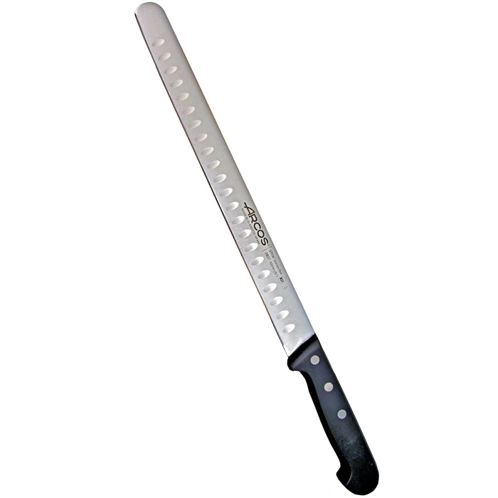 Arcos Lohi-/Kinkkuveitsi 30 cm ovaalihionnoilla ja Nitrum-teräksellä, ergonominen POM-kahva. Ammattikäyttöön suunniteltu kalaveitsi.