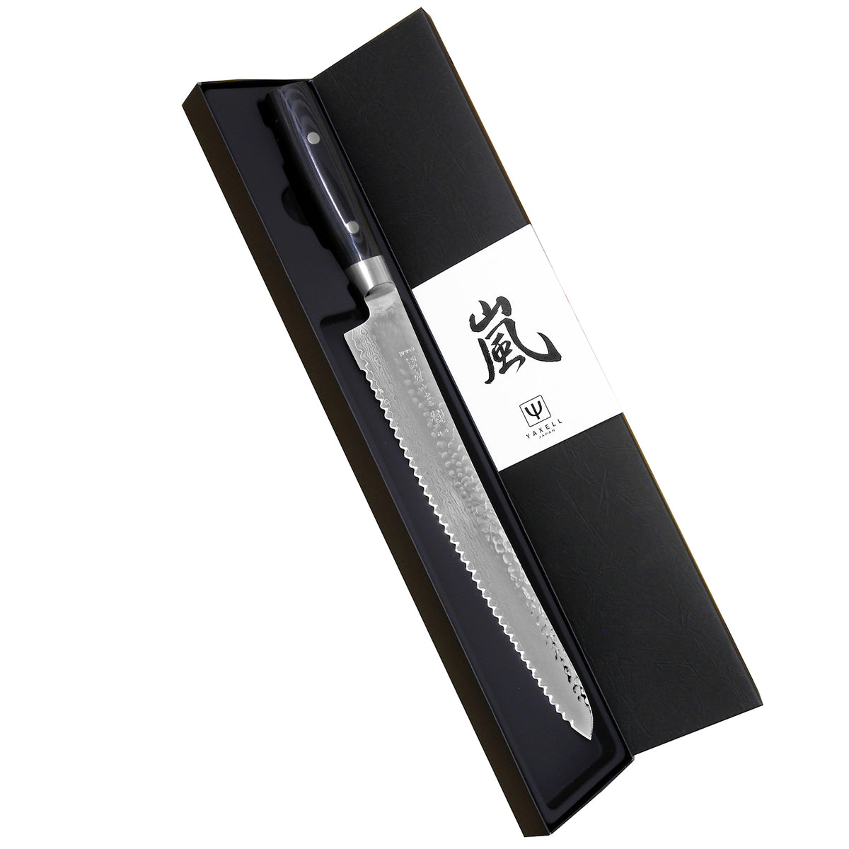 Yaxell Ran Damascus Bread Knife, 27 cm