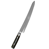Yaxell Ran Damascus Bread Knife, 27 cm