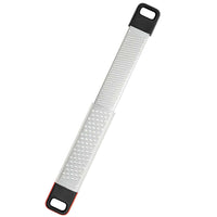 Cuisipro SGT Deluxe Dual Raastin, kaksipuolinen teräsraastin ergonomisilla kahvoilla, keittiöväline juuston ja sitrushedelmien raastamiseen.