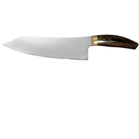 Suncraft Elegancia kokkiveitsi 20 cm, leveä SG2-terä, pakkapuinen kahva, täydellinen viipalointiin ja tarkkuusleikkauksiin.