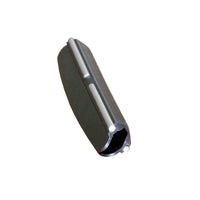 Veitsikauppa Kulmaohjuri - Teroituskulmaohjain vesihiomakivelle, musta muovirunko ja valkoiset ohjainosat, koko 9,7 x 2,3 cm