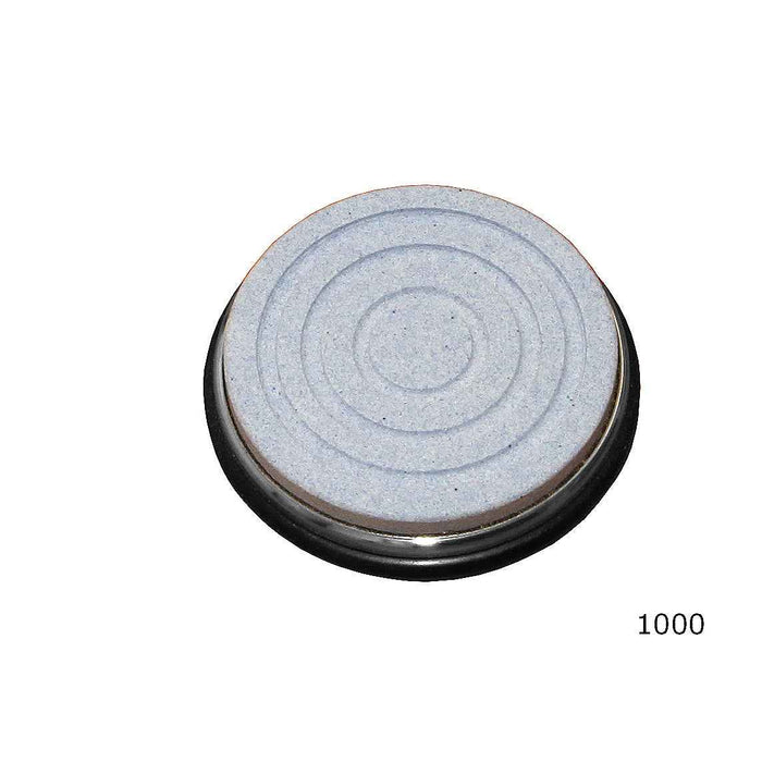 Rolling Sharpener kiekko 1000 grit corundum-timanttipinnoitteella, uritettu pinta tehokkaaseen veitsenteroitukseen.
