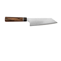 Suncraft Senzo Damascus Kiritsukeveitsi 16,5 cm sivuprofiili, tasapainoinen muotoilu ja terävä damaskusterä.