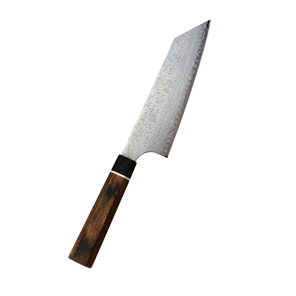 Suncraft Senzo Damascus Kiritsukeveitsi 16,5 cm, ainutlaatuinen damaskusterä ja ergonominen kahva, täydellinen tarkkaan ruoanlaittoon.