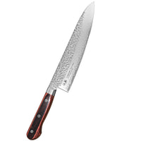 Suncraft Senzo Damascus Universal Kokkiveitsi 21 cm, terävä damascus-terä ja pakkapuukahva. Erinomainen valinta vaativaan ruoanlaittoon.