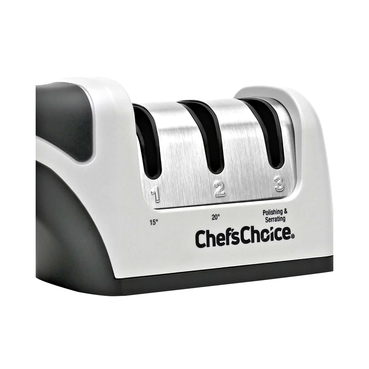 Chef's Choice ProntoPro hahloteroitin kolmivaiheisella järjestelmällä, täystimanttiterät tarkkaan veitsenteroitukseen
