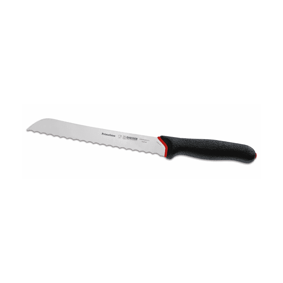 Giesser PrimeLine leipäveitsi sahalaitaterällä, 21 cm. Mukava kahva ja terävä terä takaavat optimaalisen hallinnan keittiössä.