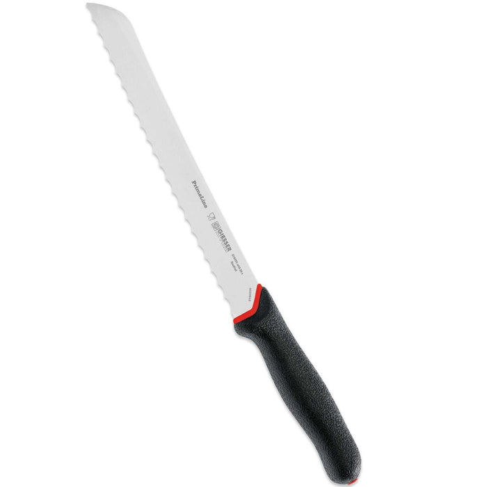 Giesser Leipäveitsi Sahalaita 24 cm, tarkka terä ja ergonominen PrimeLine-kahva. Täydellinen keittiövaruste leivän leikkaamiseen.
