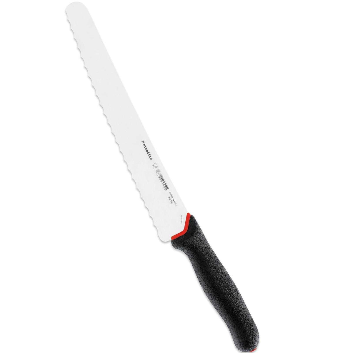 Giesser Primeline leipäveitsi sahalaita 25 cm, ergonominen antibakteerinen kahva, ammattikäyttöön keittiöön