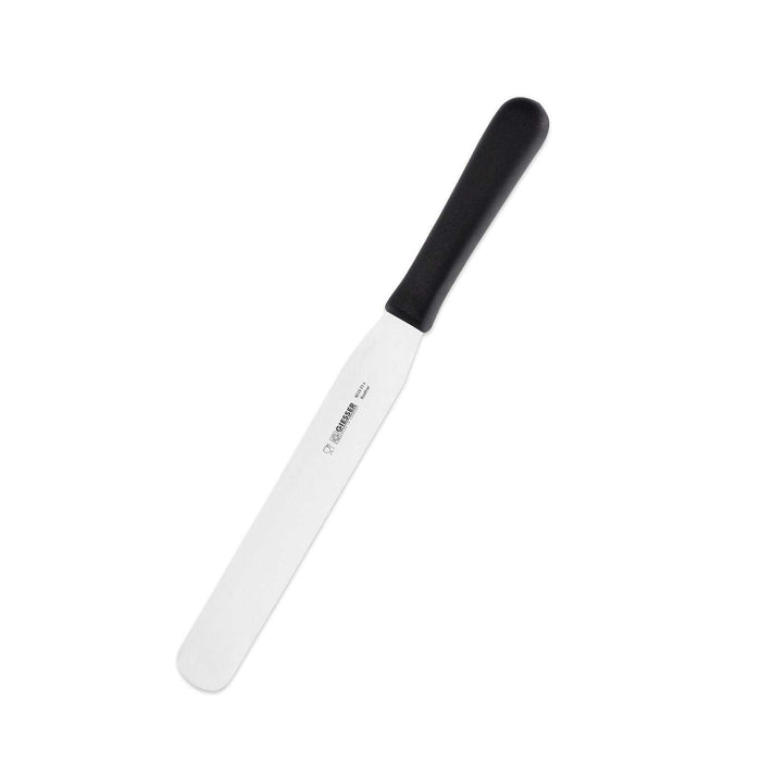 Giesser Paletti veitsi 21cm ruoka-aineiden muotoiluun, ergonominen musta TPE-kahva ja taipuisa kromi-molybdeeniterä.