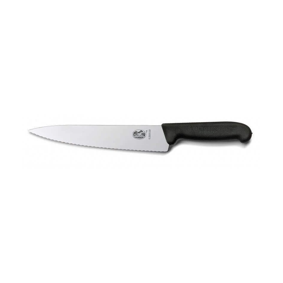 Victorinox Fibrox Chef's Knife Serrated, 22 cm