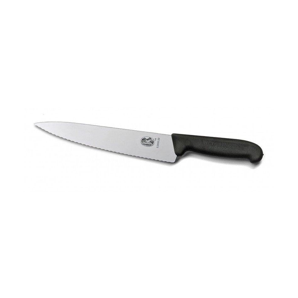 Victorinox Fibrox Chef's Knife Serrated, 22 cm