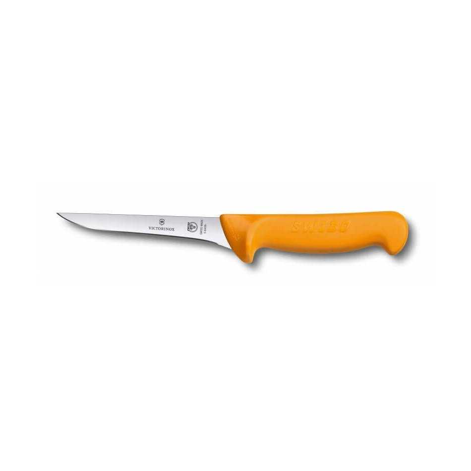 Victorinox Swibo Bouneri veitsi - 10 cm kestävä ja joustava terä, suunniteltu tarkkaan luuttomaksi leikkaamiseen metsästyksessä.