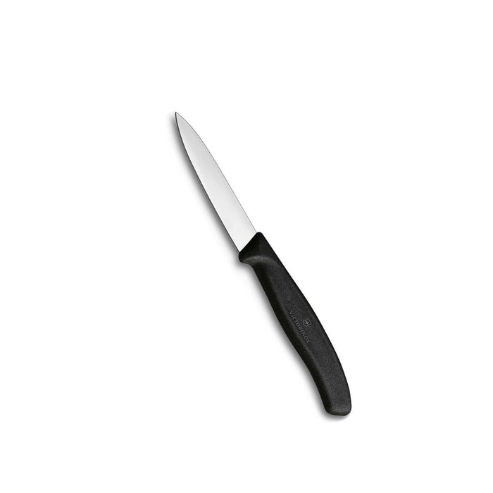 Victorinox Kuorimaveitsi - Swiss Classic - 8 cm, ergonominen kahva ja terävä terä hedelmien ja vihannesten kuorimiseen keittiössä.