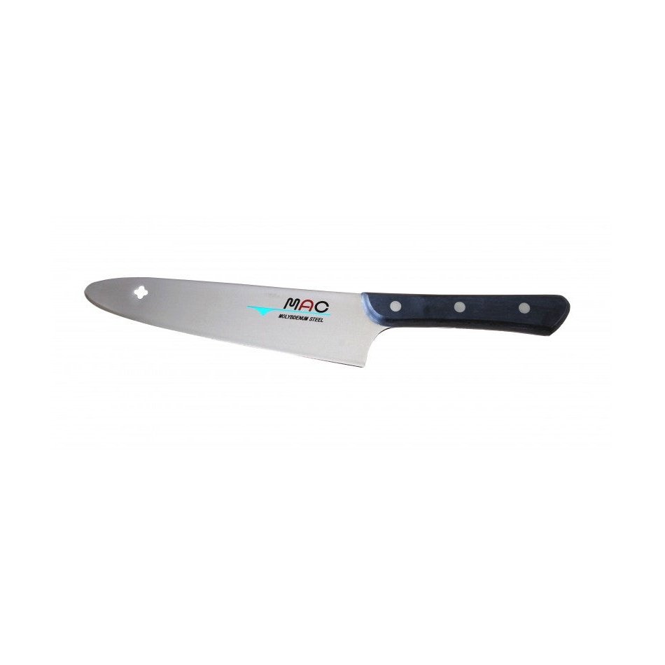MAC Superior kokkiveitsi SA-70 18 cm leveä terä profiilikuvassa