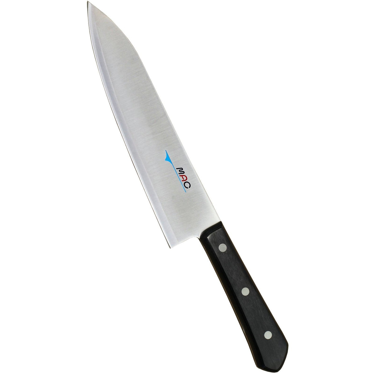 MAC Chef Kokkiveitsi BK-80 - MAC kokkiveitsi 21cm, terävä ja leveä veitsi mustalla kahvalla. Erinomainen valinta tarkkaan viipalointiin keittiössä.