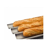 Ibili 4 Baguettes Pan Non-Stick, 33 x 38 cm