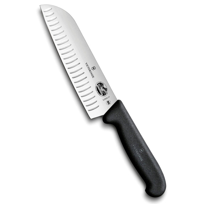 Victorinox Santokukniv Fibrox Olivslipad, 17 cm