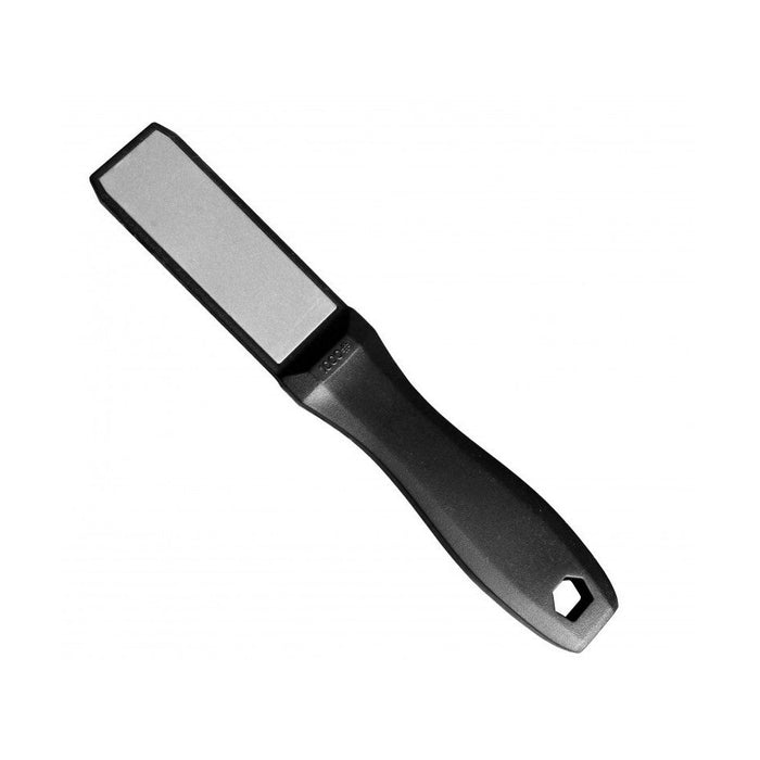 Timanttiteroitin 600/1000 karkeus, kaksipuolinen timanttilasta ergonomisella kahvalla, veitsenteroittimet keittiökäyttöön