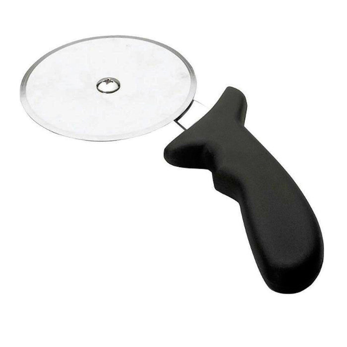 Lacor Pizzapyörä Kahvalla - pizzaleikkuri teräksiterällä ja ergonomisella mustalla muovikahvalla. 10 cm terä, sopii astianpesukoneeseen.