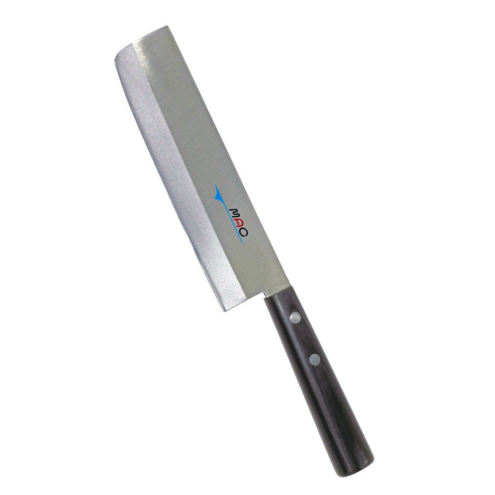 MAC Chef Nakiri JU-65 vihannesveitsi 16,5 cm, terävä ja ohut terä, ergonominen kahva, valmistettu Japanissa