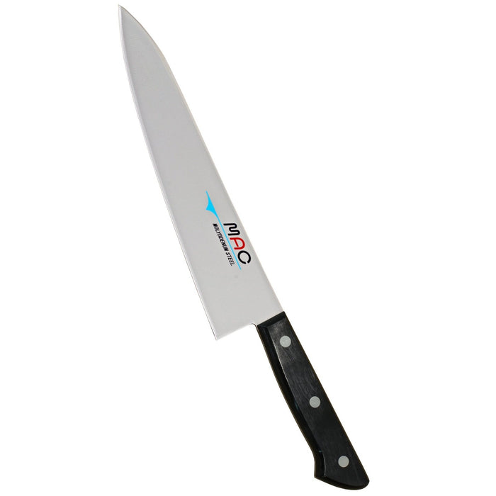MAC Chef Kokkiveitsi 21 cm - MAC kokkiveitsi 21 cm, japanilainen keittiöveitsi mustalla kahvalla ja terävällä V-hiotulla terällä.