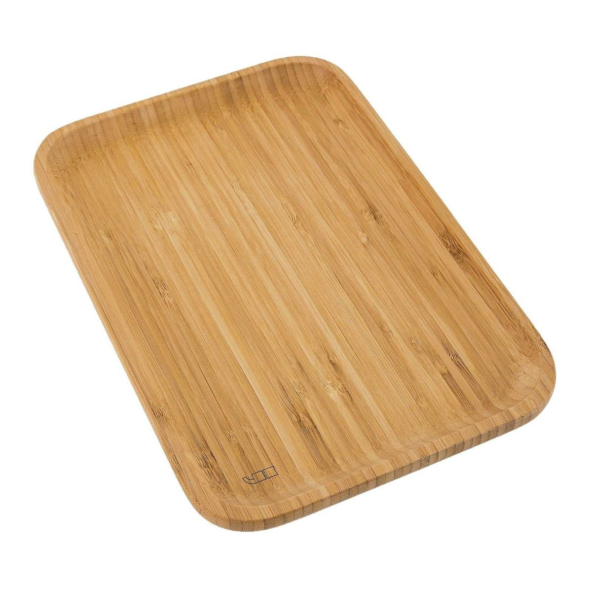 Point-Virgule Bambutarjotin - Bambu | Luontoystävällinen, suorakulmainen tarjotin keittiöön, valmistettu kestävästä bambusta, koko 28 x 19 cm.