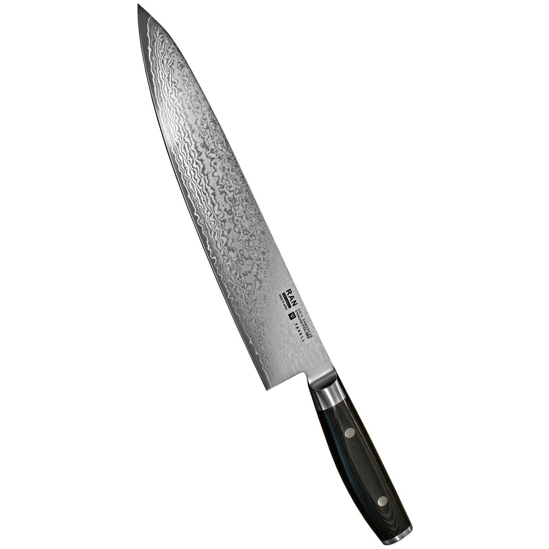 Yaxell Ran Damascus Chef's Knife, 25 cm