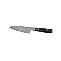 Yaxell Ran Minisantoku veitsi – Kevyt ja Terävä Santoku, 12,5 cm damascus-terä, suunniteltu tarkkaan pilkkomiseen ja viipalointiin