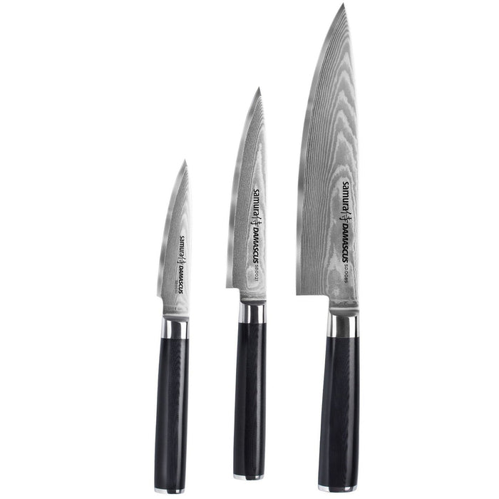 Samura Damascus Kniv Set i Gåvoförpackning, 3 st