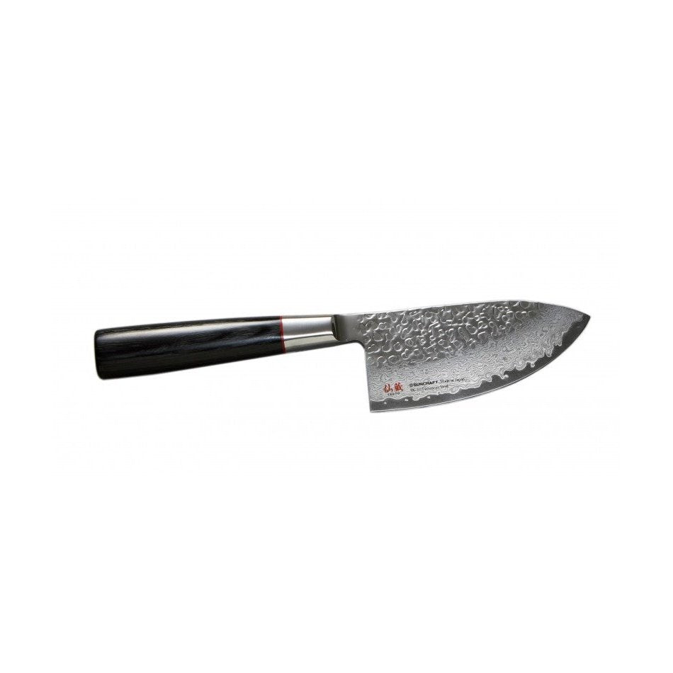 Suncraft Senzo Damascus Classic Mini Chef's Knife, 10 cm