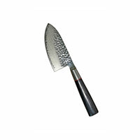Suncraft Senzo Damascus Mini Kokkiveitsi 10 cm - Huippulaatua, japanilainen käsityö yhdistettynä ergonomiseen pakkapuukahvaan ja vasaroituun terään.