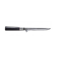 Suncraft Senzo Damascus Bouneri 17 cm, 32 kerrosta VG10-terästä, ergonominen pakkapuukahva.