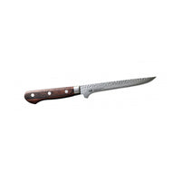 Suncraft Senzo Bouneri Damascus-veitsi, 16.5cm terä, japanilainen VG10-teräs ja pakkapuukahva, riistankäsittelyyn.