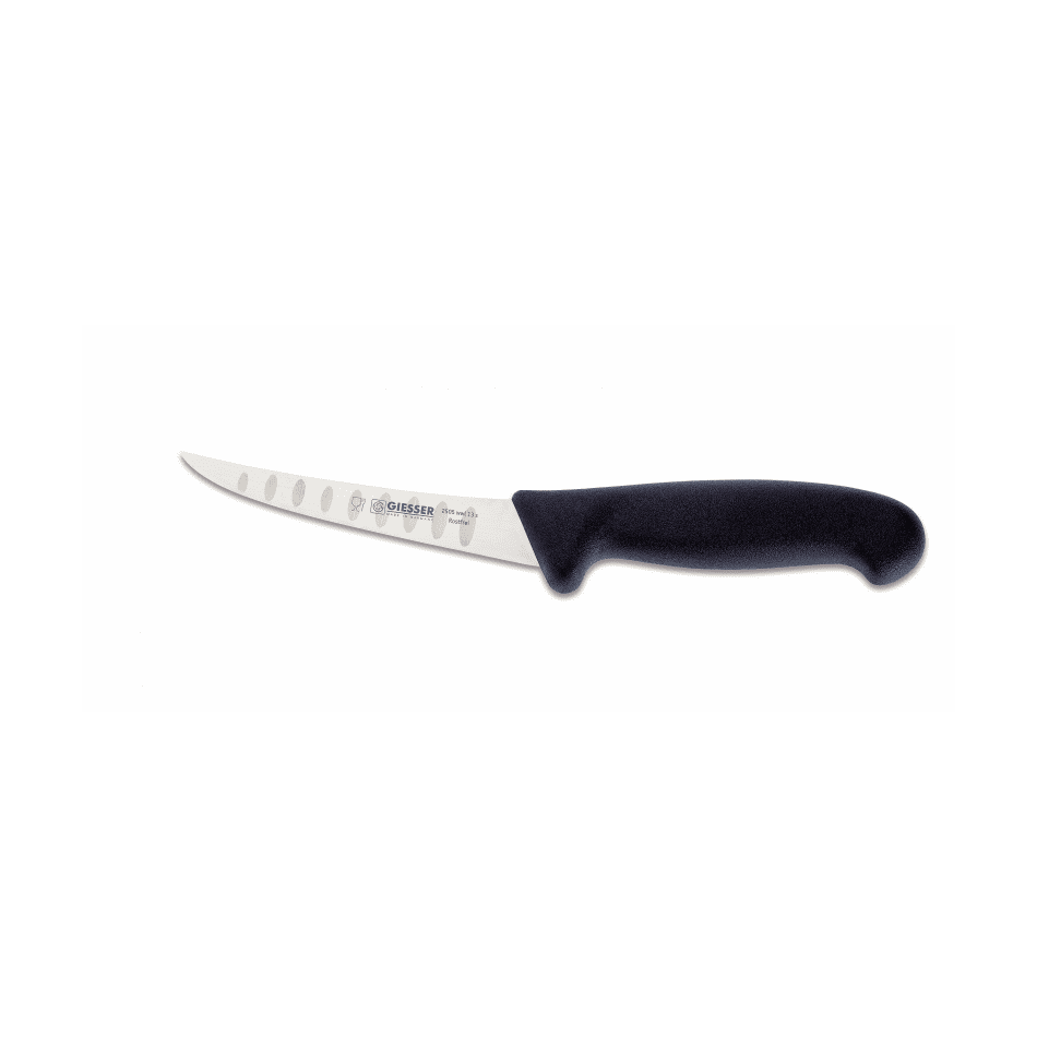 Giesser 2505 Boningveitsi 13 cm keittiövaruste, jossa kromiteräksinen semiflex-terä ja liukumaton ergonominen kahva.
