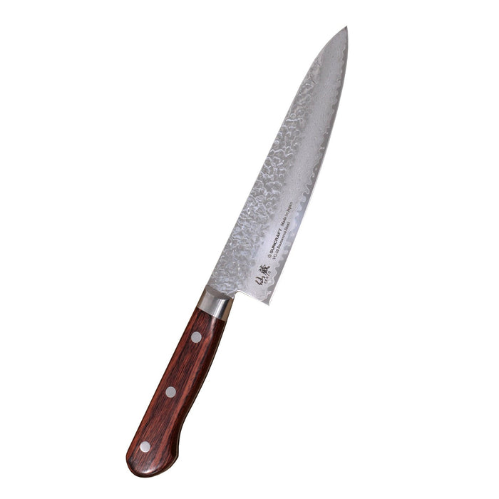 Suncraft Senzo Damascus kokkiveitsi 18 cm, 33-kerroksinen terä ja ergonominen pakkapuu kahva, huipputeknologia kotoasi keittiöön.