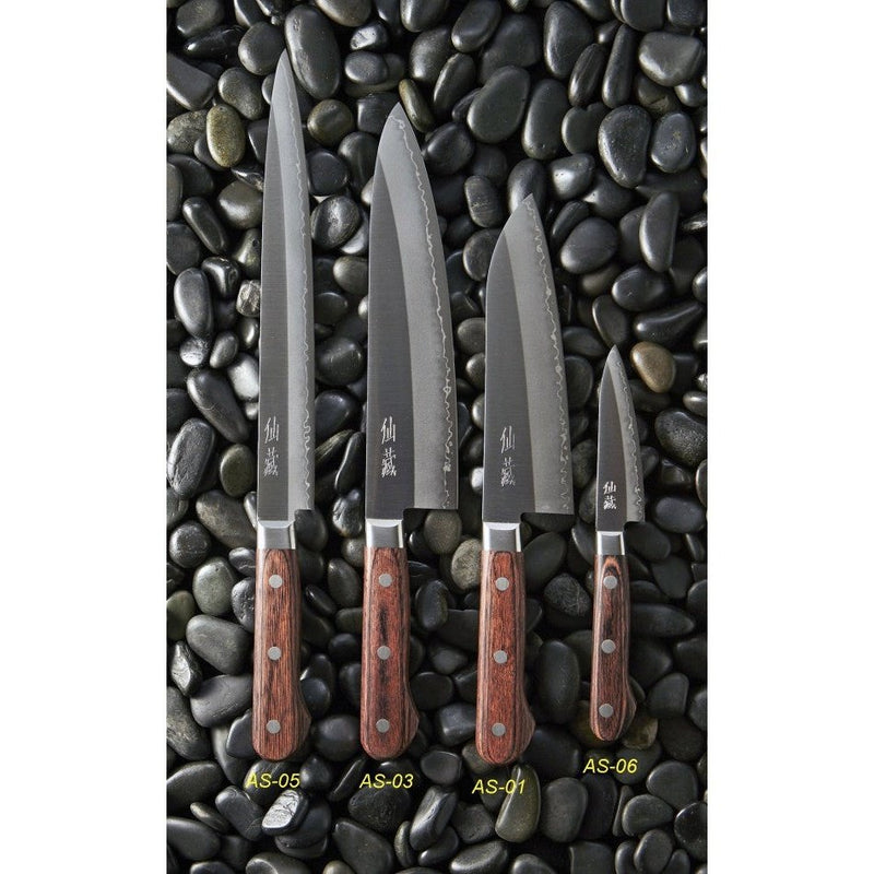 Suncraft SENZO Clad Santoku Knife, 16,5 cm.