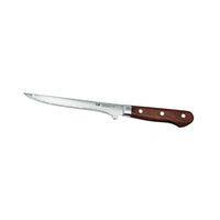 Japanilainen Suncraft SENZO Clad Boningveitsi 16 cm, tarkkuusterä ja kestävä rakenne helpottavat lihan irrottamista luista.