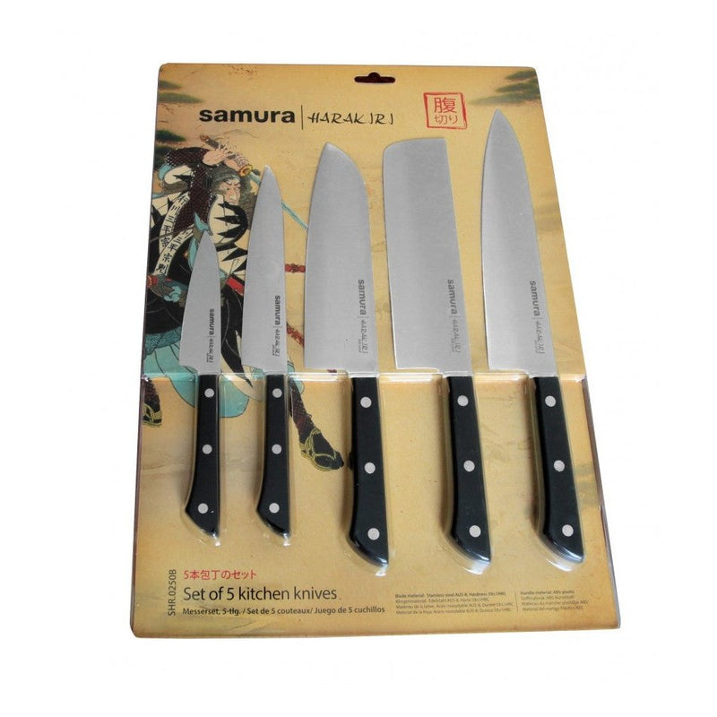 Samura Harakiri Super Knife Set, 5 pcs