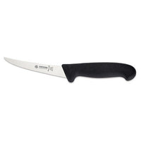 Giesser 2505 Boningveitsi 13 cm keittiövaruste, jossa kromimolybdeeniterä ja musta ergonominen kahva. Soveltuu lihan irrottamiseen luista.