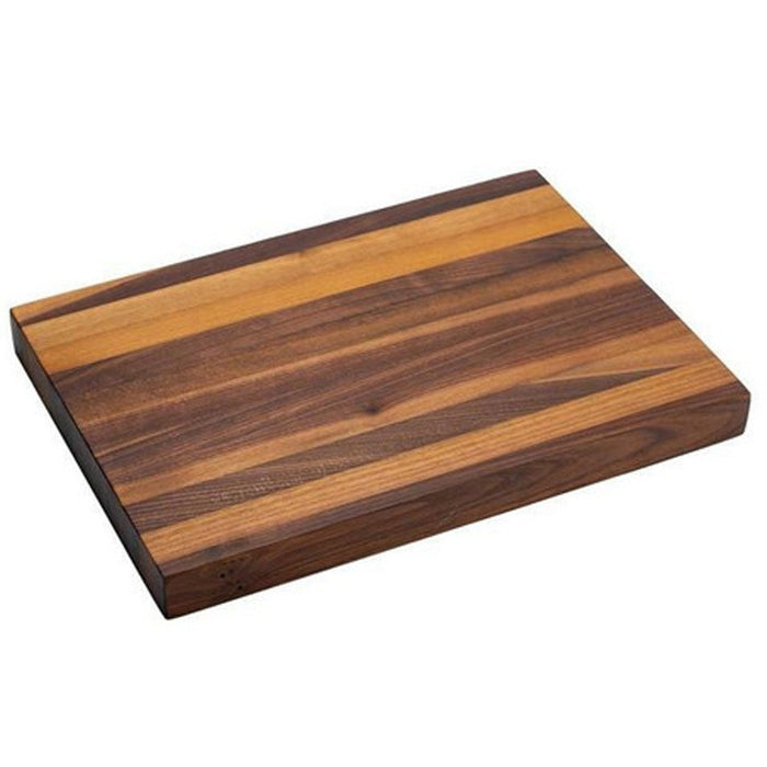 Leikkuulauta 25x35 cm - Puinen keittiöalusta pähkinäpuusta, öljytty viimeistely ja kestävä rakenne molemminpuoliseen käyttöön.