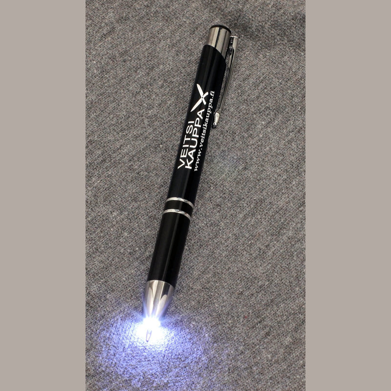 Ballpoint pen with engraving and led, 10 kpl