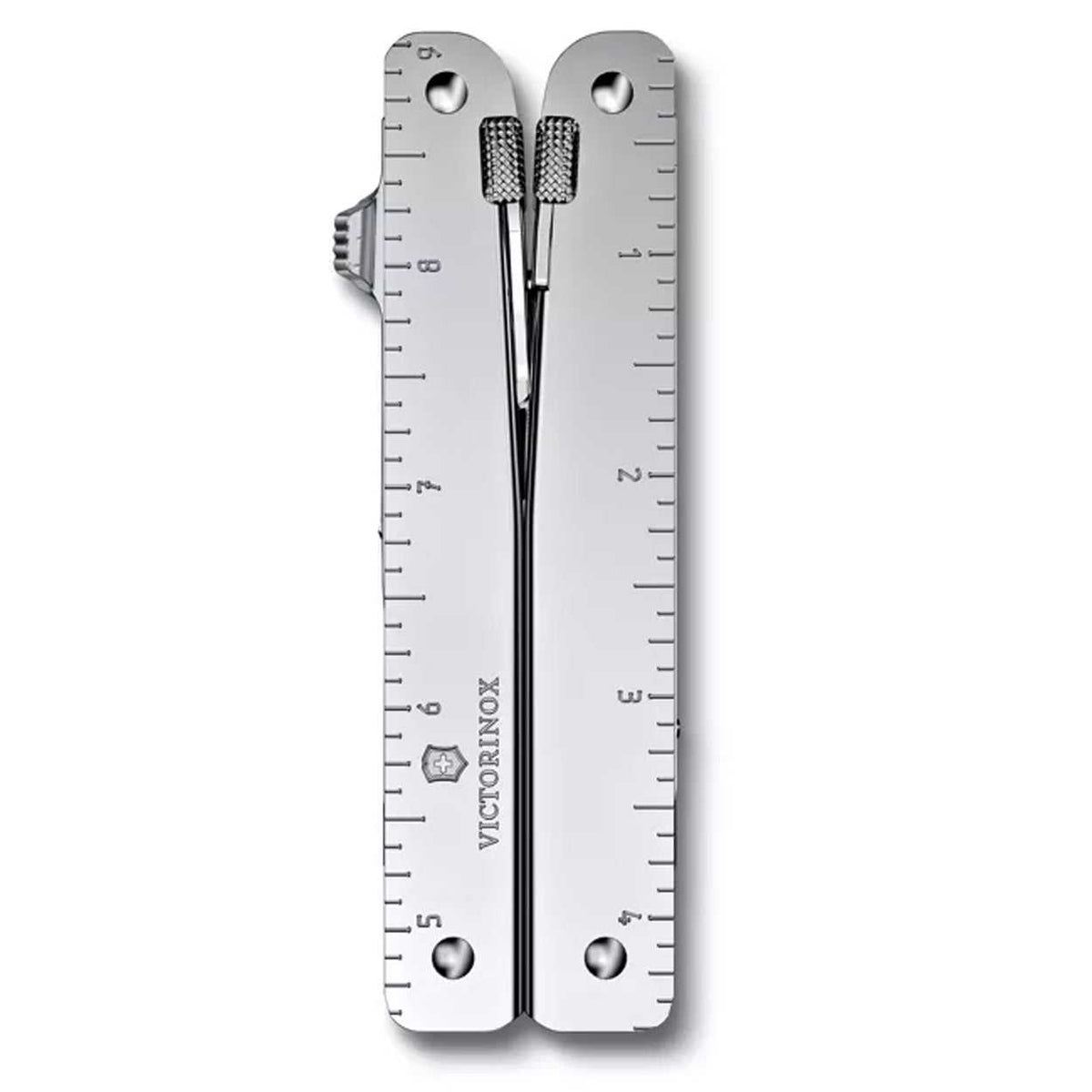 Victorinox Swiss Tool MX - Monitoimityökalu yhdellä kädellä suljettuna, tarkat mittaviivat ja kompakti muotoilu tekevät siitä käytännöllisen lahjan.