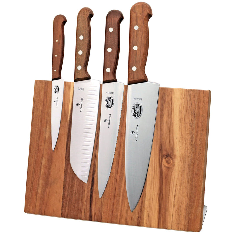 Victorinox kokkiveitsisetti, puukahvaiset veitset