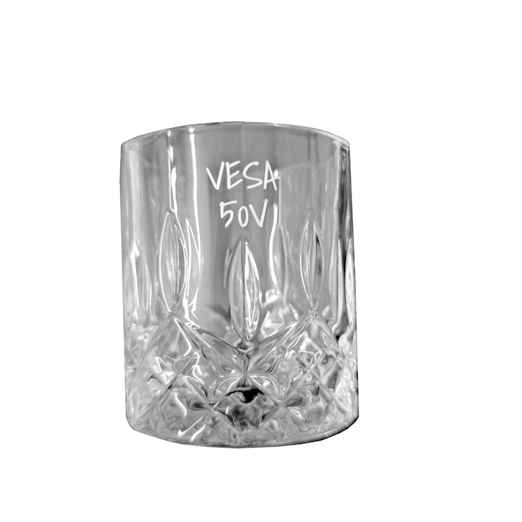 Dorre Whiskyset med gravyr i kristallglas, 7 delar