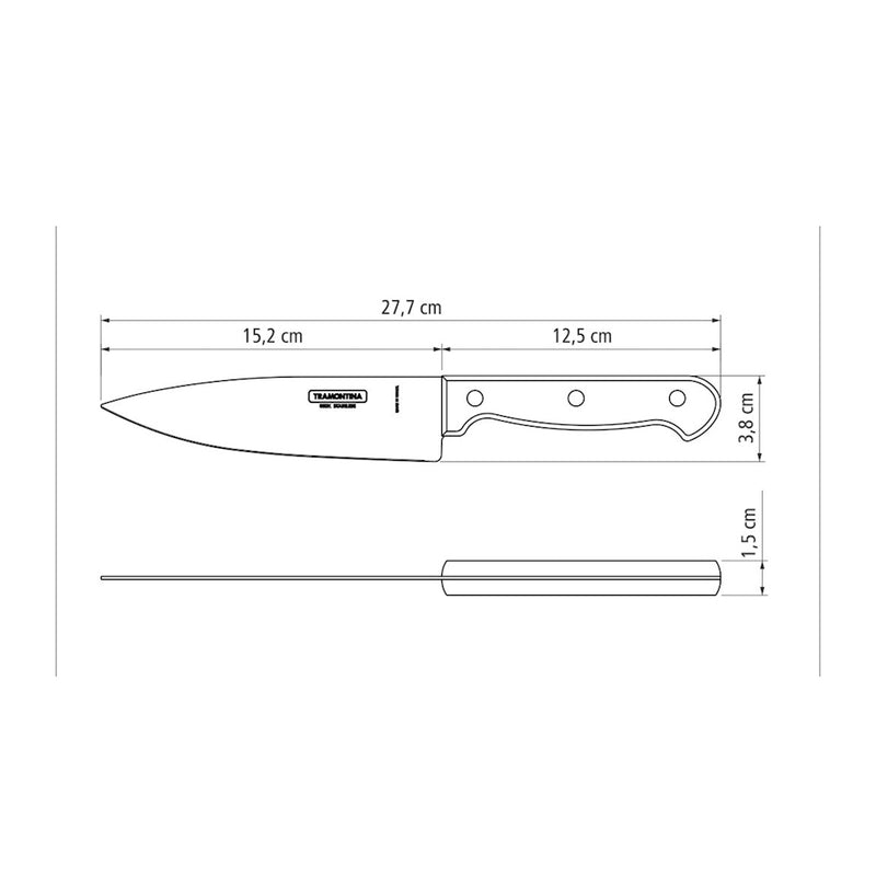 Tramontina Polywood Kokkiveitsi, 15 cm