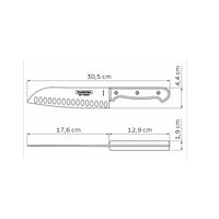 Tramontina Polywood Santokuveitsi 17,5 cm