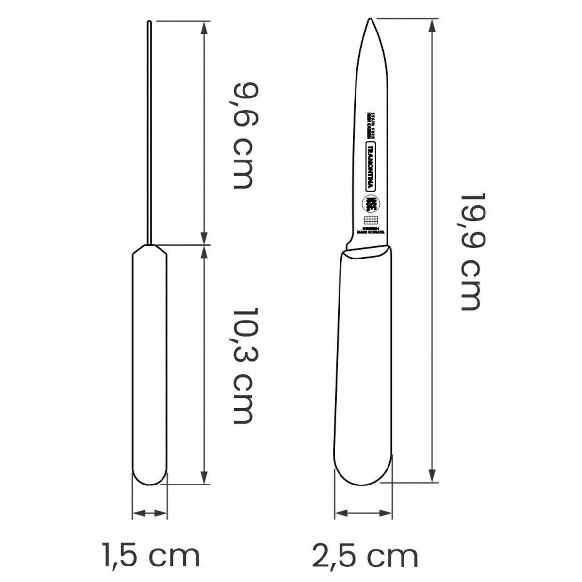 Tramontina Professional Vegetable knife 9.5 cm